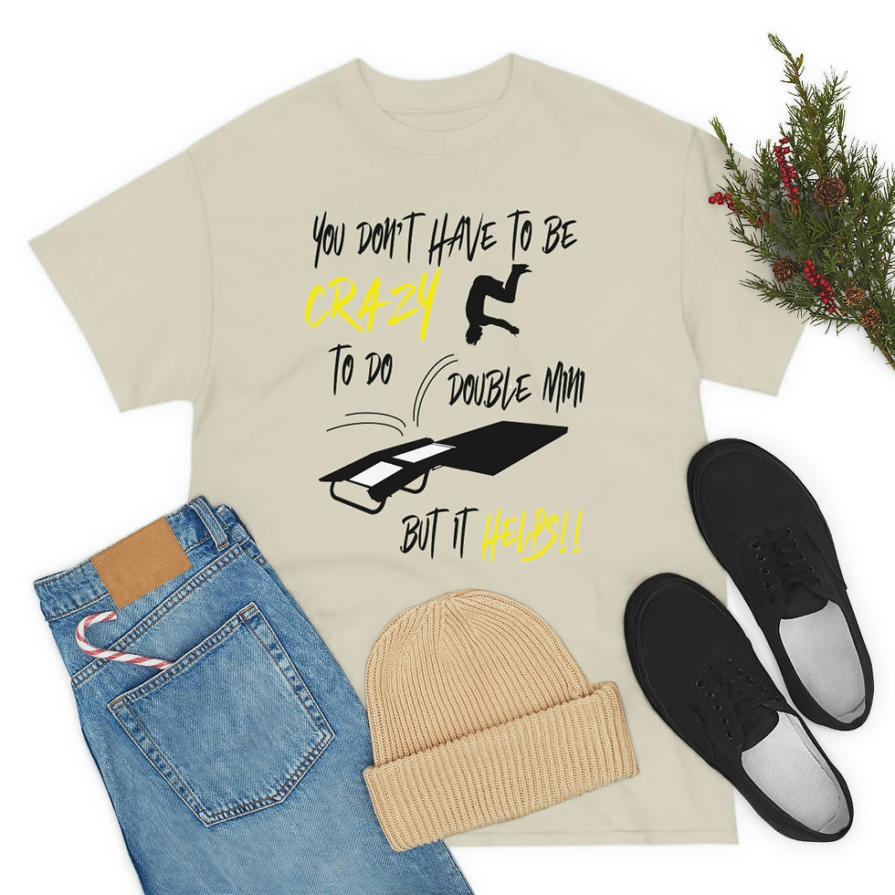 Thumbnail: Crazy Double Mini Adult Unisex Heavy Cotton Tee