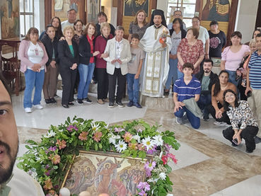Celebración de la Gran Semana Santa y Pascua en la Parroquia San Nicolás en Machagai, Chaco.
