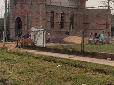 PROGRESA LA CONSTRUCCIÓN DEL TEMPLO DE LA SANTA TRINIDAD EN LA PROVINCIA ARGENTINA DEL CHACO