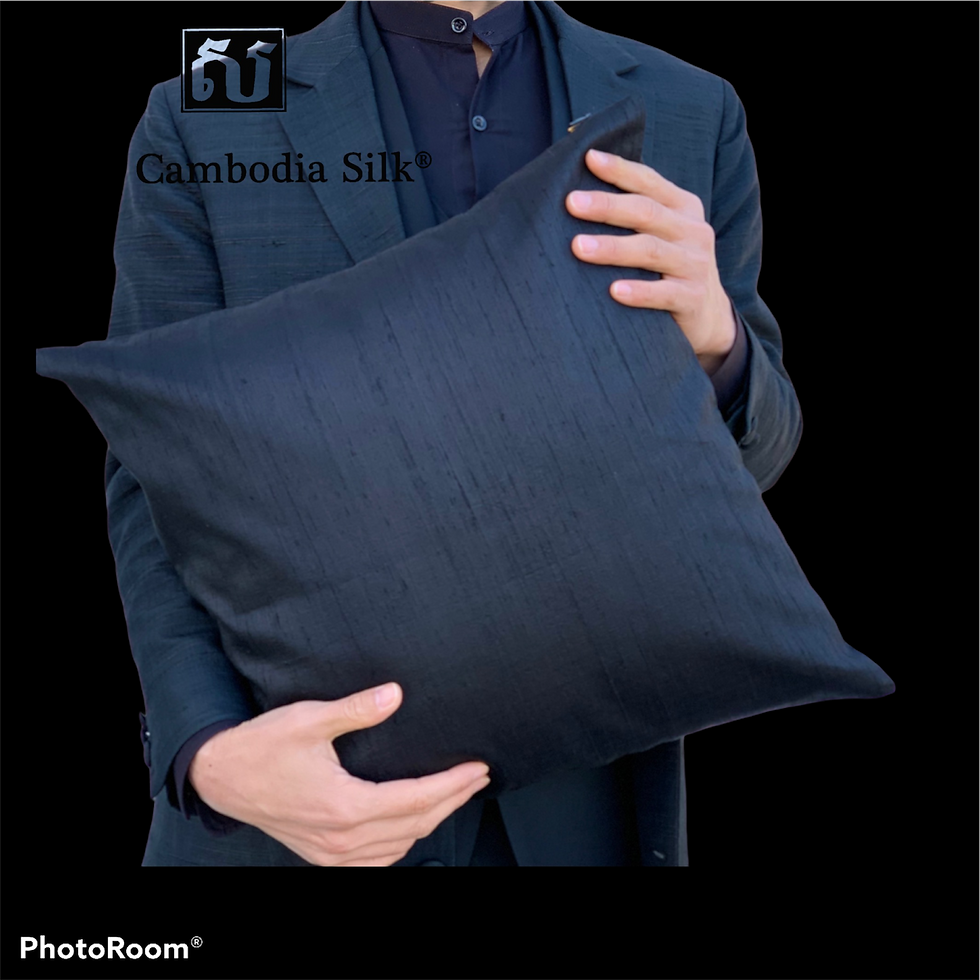 Thumbnail: クッションカバー　シルクカバー【完売】新作　KHMER MOSAIC CUSHION COVER カンボジアシルク　シルク　クッションカバー