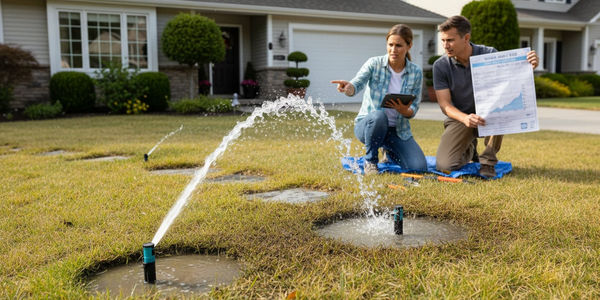 signs sprinkler system needs repair