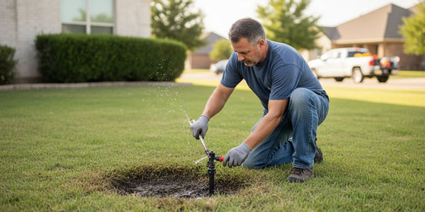 lawn sprinkler repair Lubbock TX