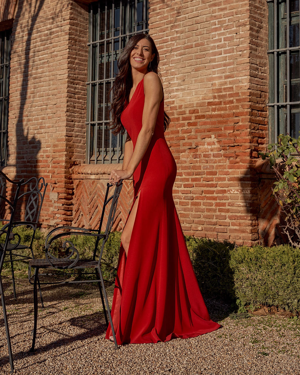 Miniatura: Vestido ADRIANA rojo