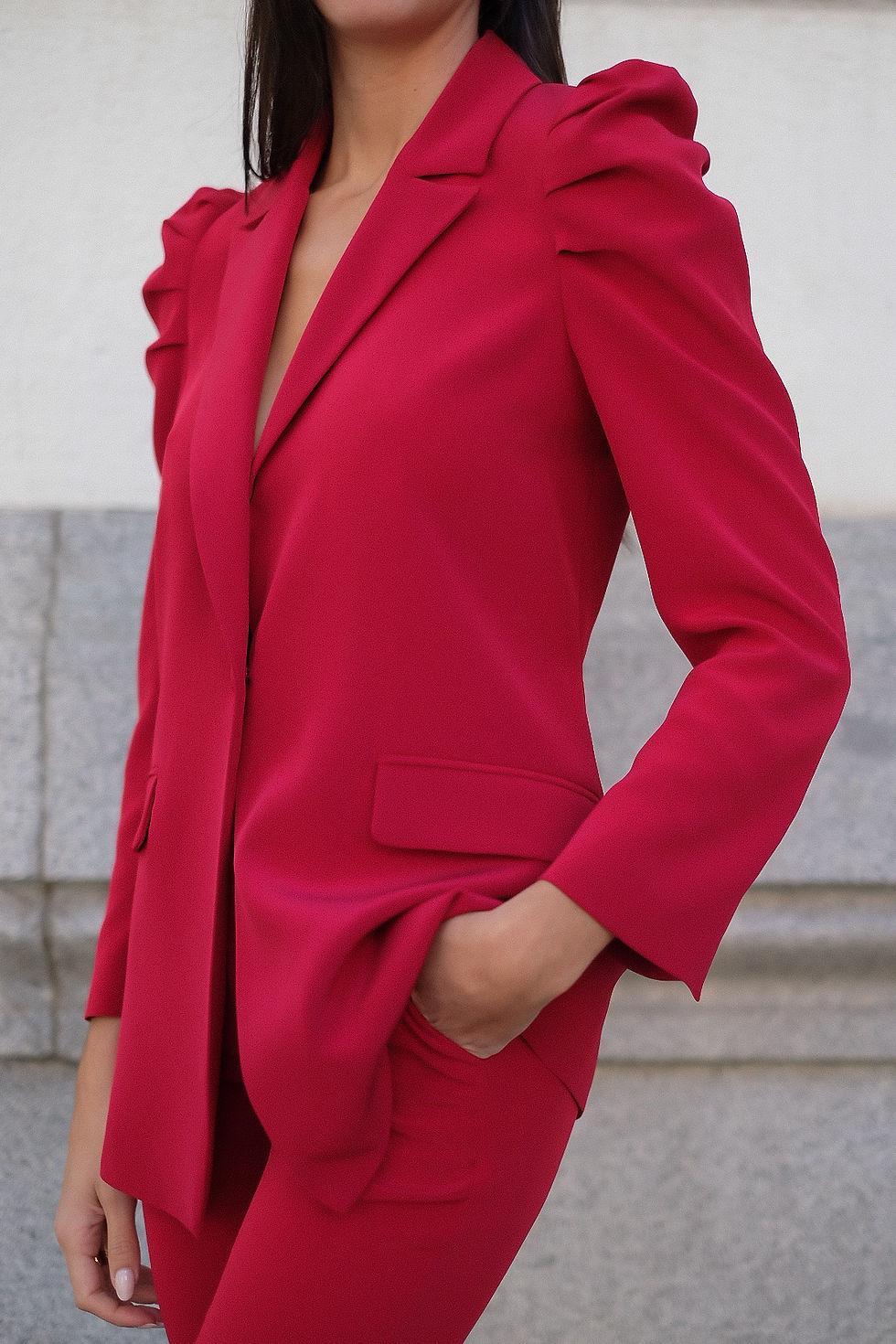 Miniatura: Chaqueta PETUNIA rojo