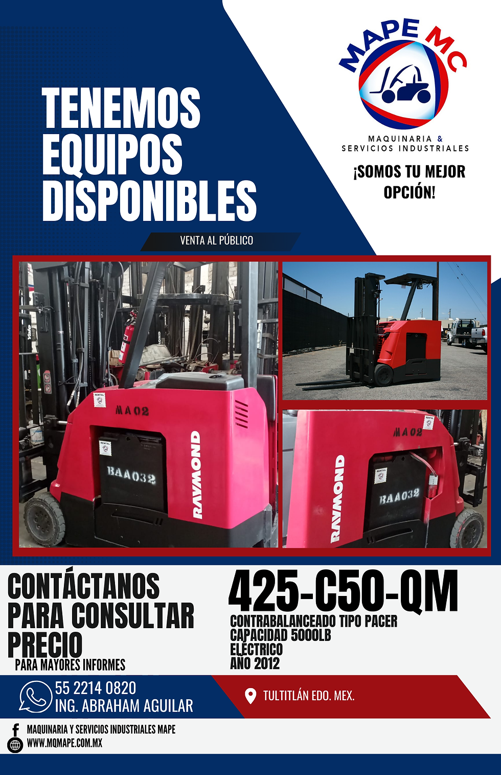 Flyer Taller Mecánico Moderno Rojo y Gris (2)