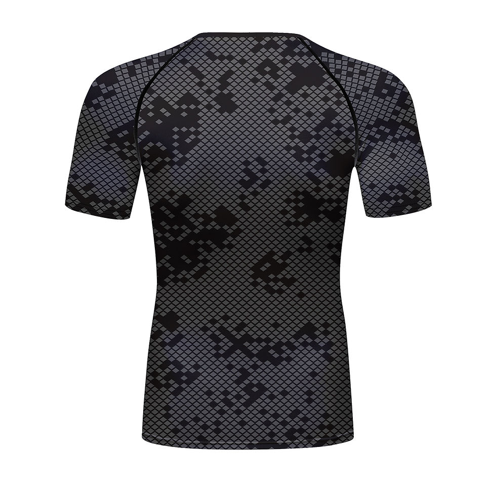 Miniatura: Cody Men Athletic Sportswear Compression Gym Fitness T-shirts Tight Boxing Jerse