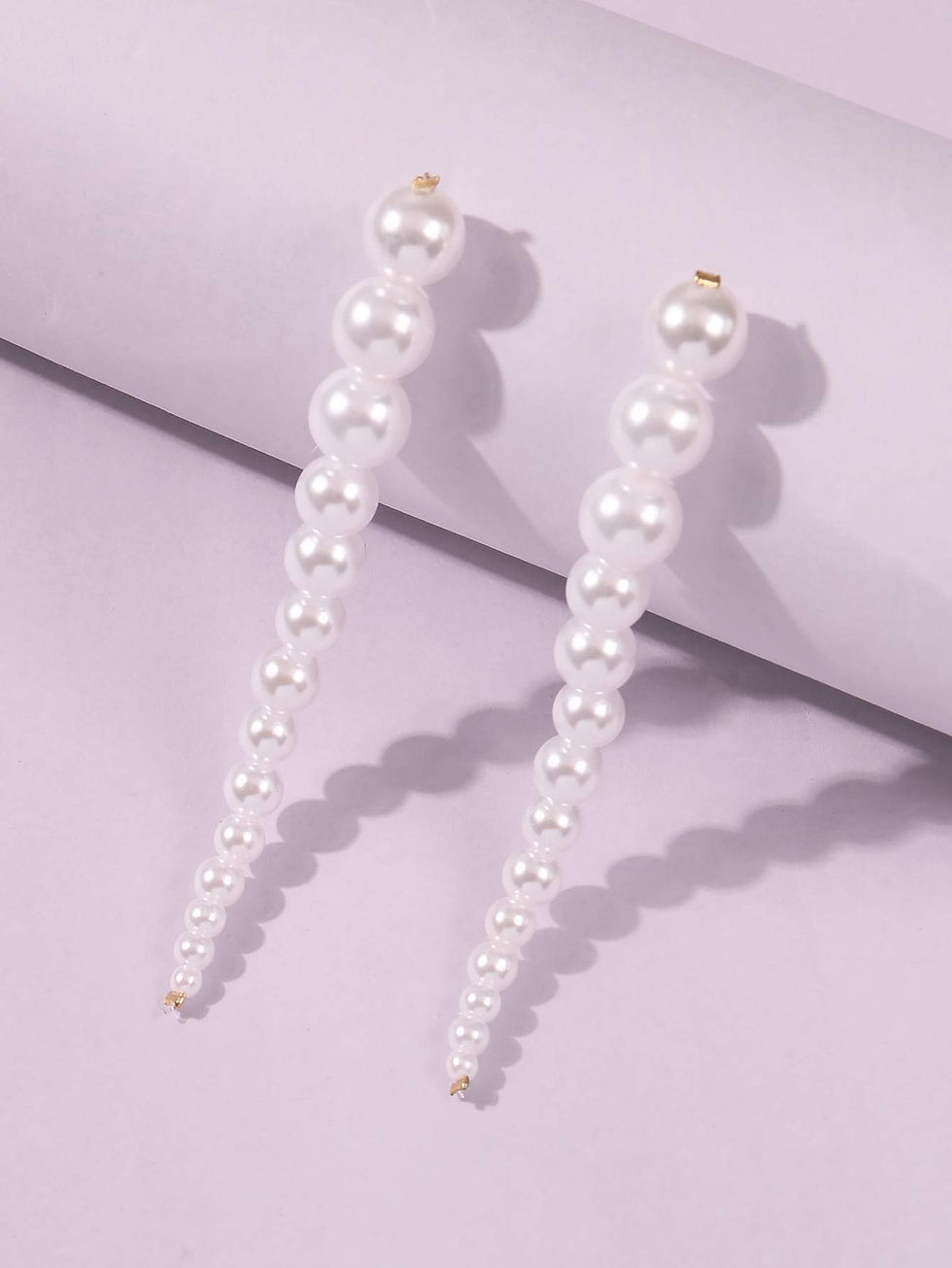 Miniatura: Elegant Line of Pearl Drop Earrings