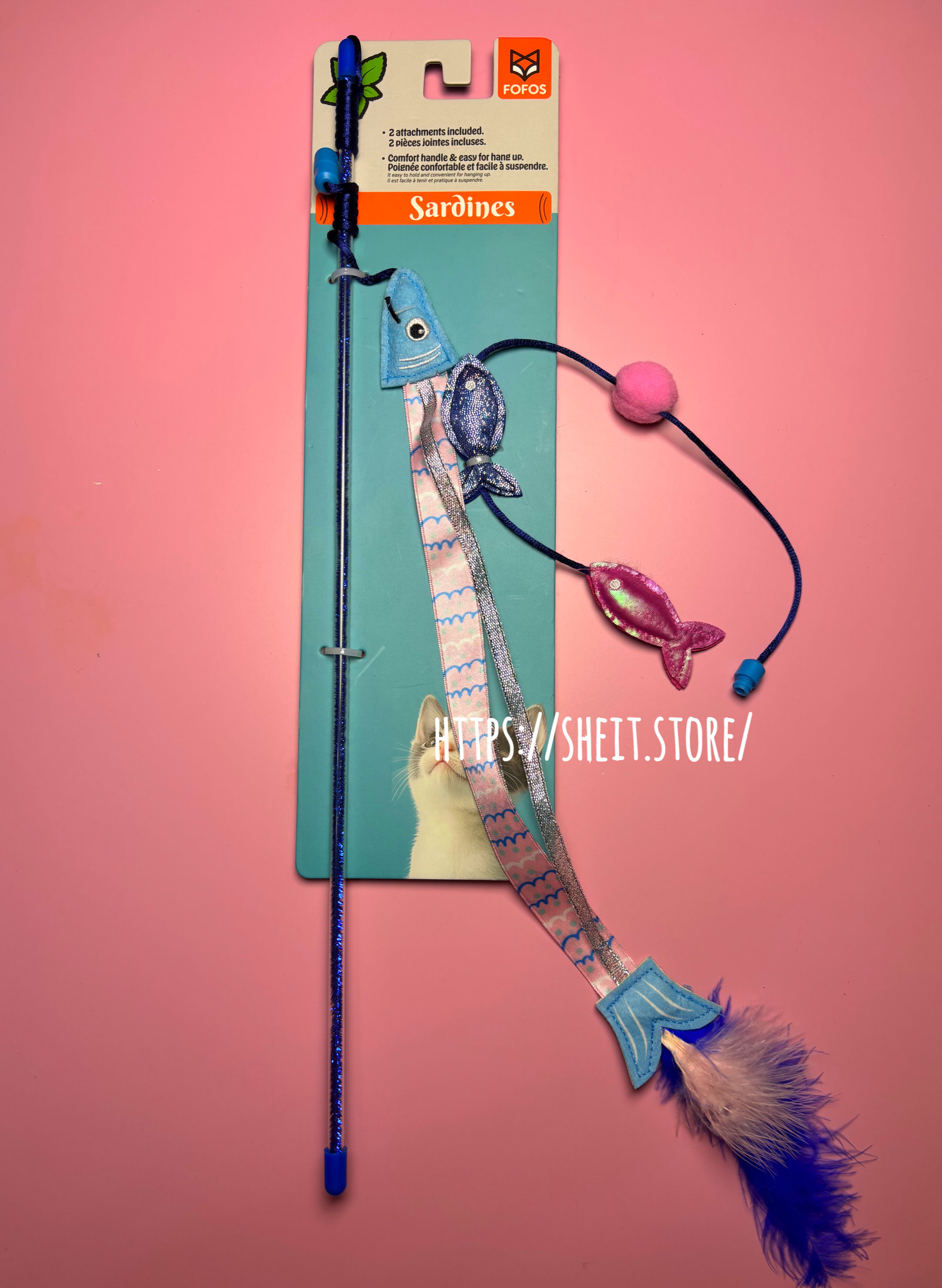 沙丁魚系列逗貓棒