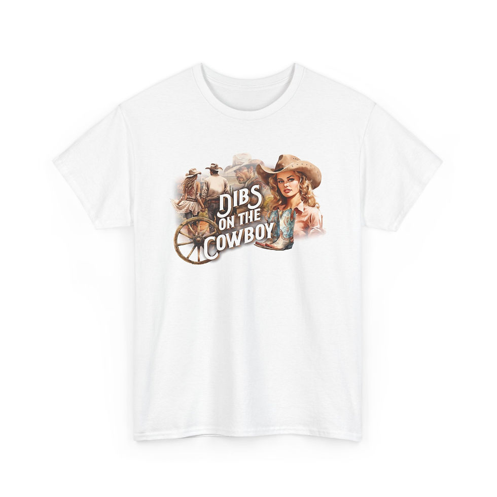 Thumbnail: "Dibs on the Cowboy" Western Tee