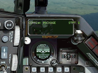 Enhanced or lower avionics DED