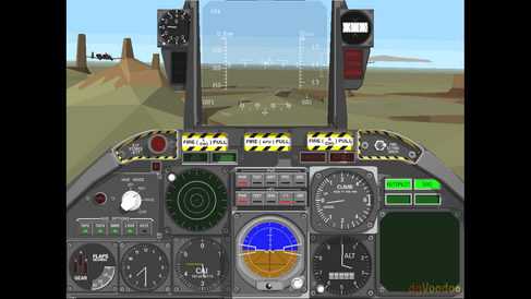 Aspect correct flight engine