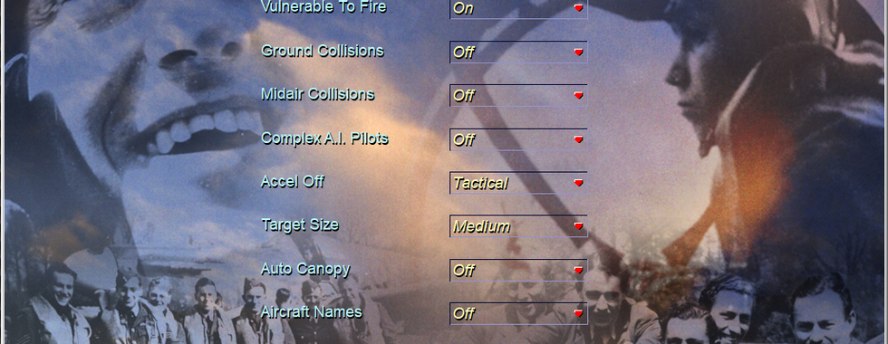 Game options. Ensure Ground Collisions are Off.