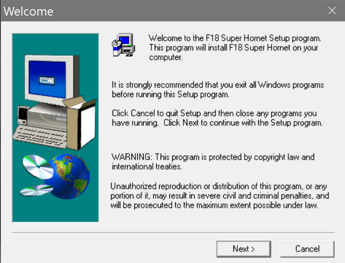 Installation begins