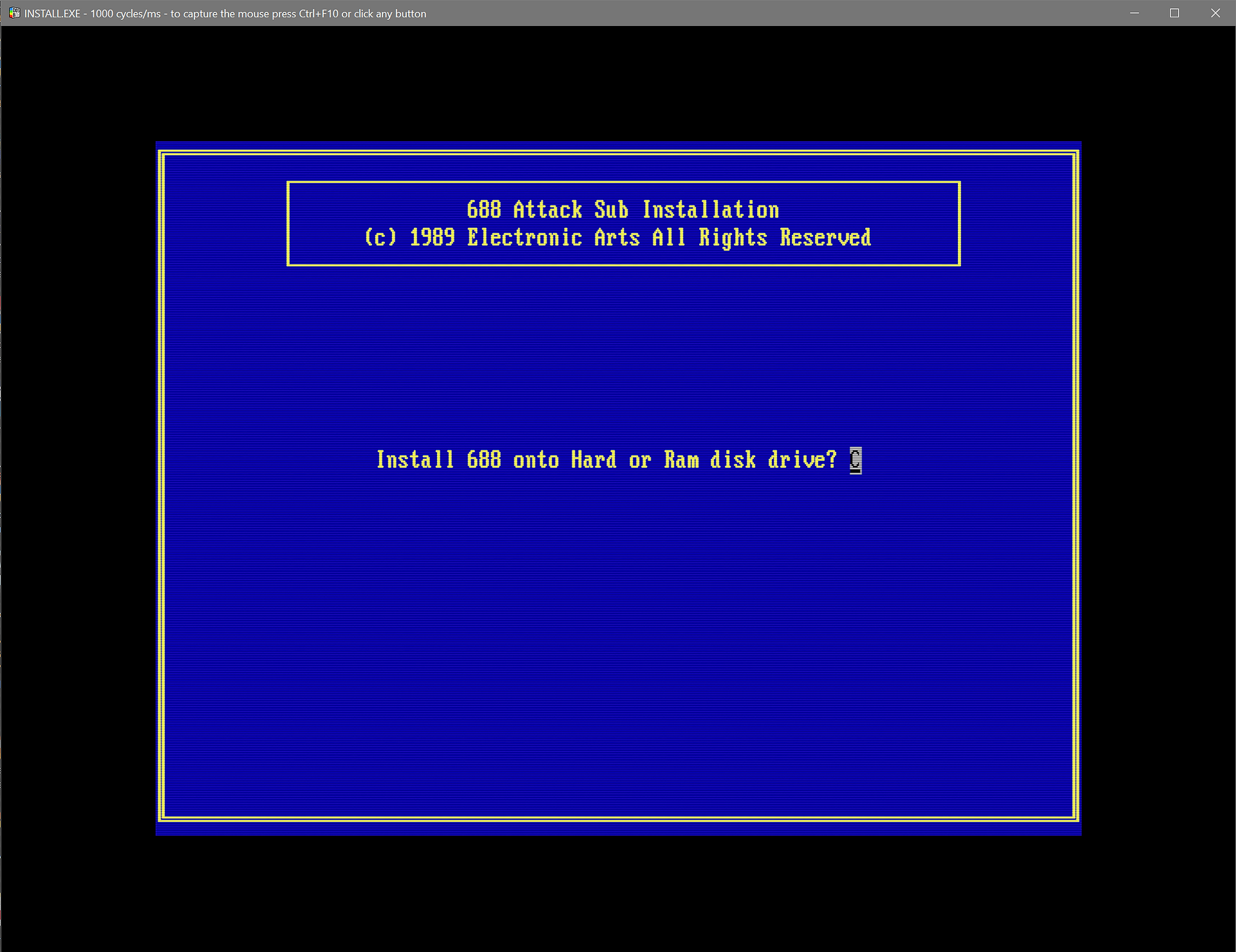 Select drive C: to install to.