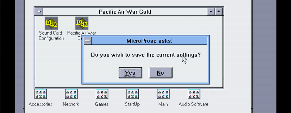 Save these settings
