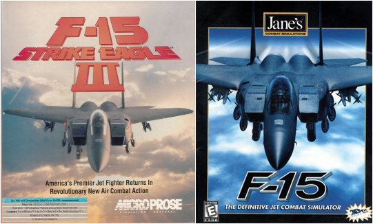 F-15 Strike Eagle III and Jane's F-15