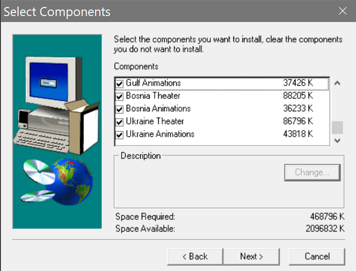 Select all of the components.