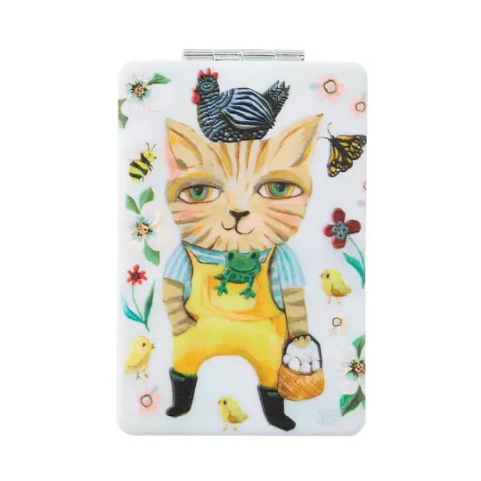 Country Cat Compact Mirror