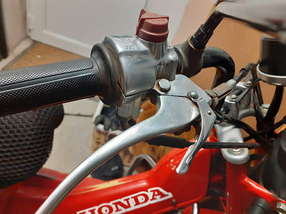Parking brake for when parking on a slop