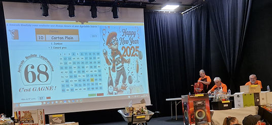 Loto sur grand écran