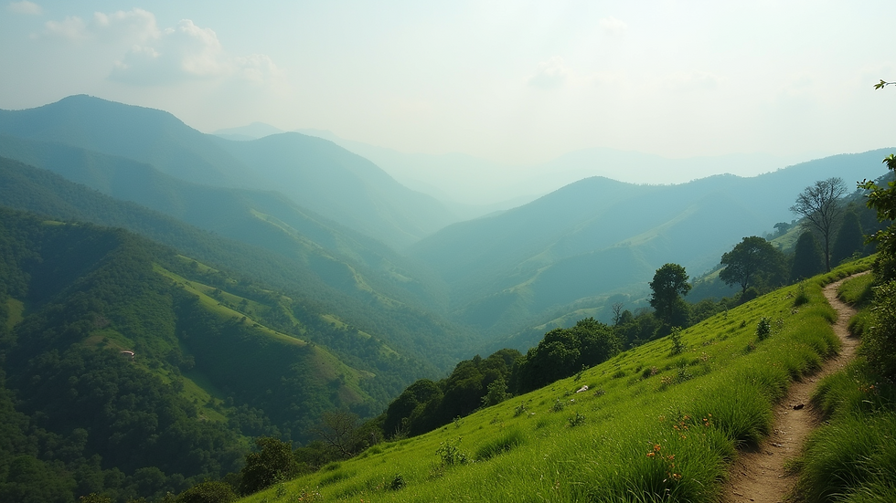 Close-up view of a scenic landscape in Lonavala