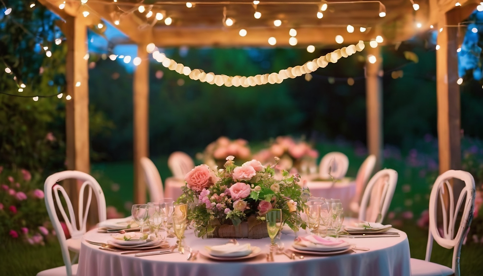 Garden Soiree: An Evening of Flowers