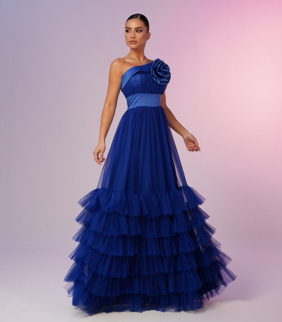 Vestido de festa Azul Royal 
