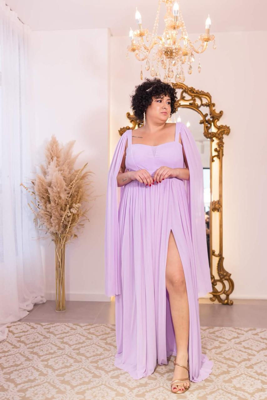 Vestido de festa Lilás 