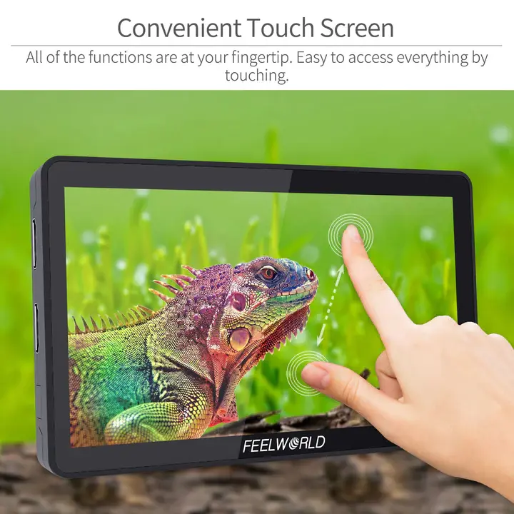 Thumbnail: FEELWORLD F6 PLUS 6 inch small Touch Screen 3D LUT Camera DSLR Field Monitor