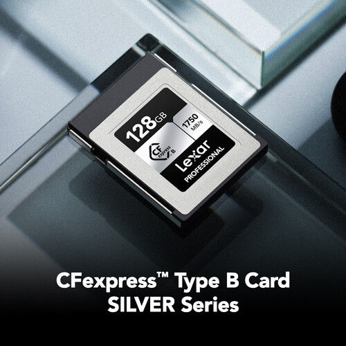 Lexar 128GB Professional CFexpress Type B Card SILVER Series | Prakash Kala Mandir