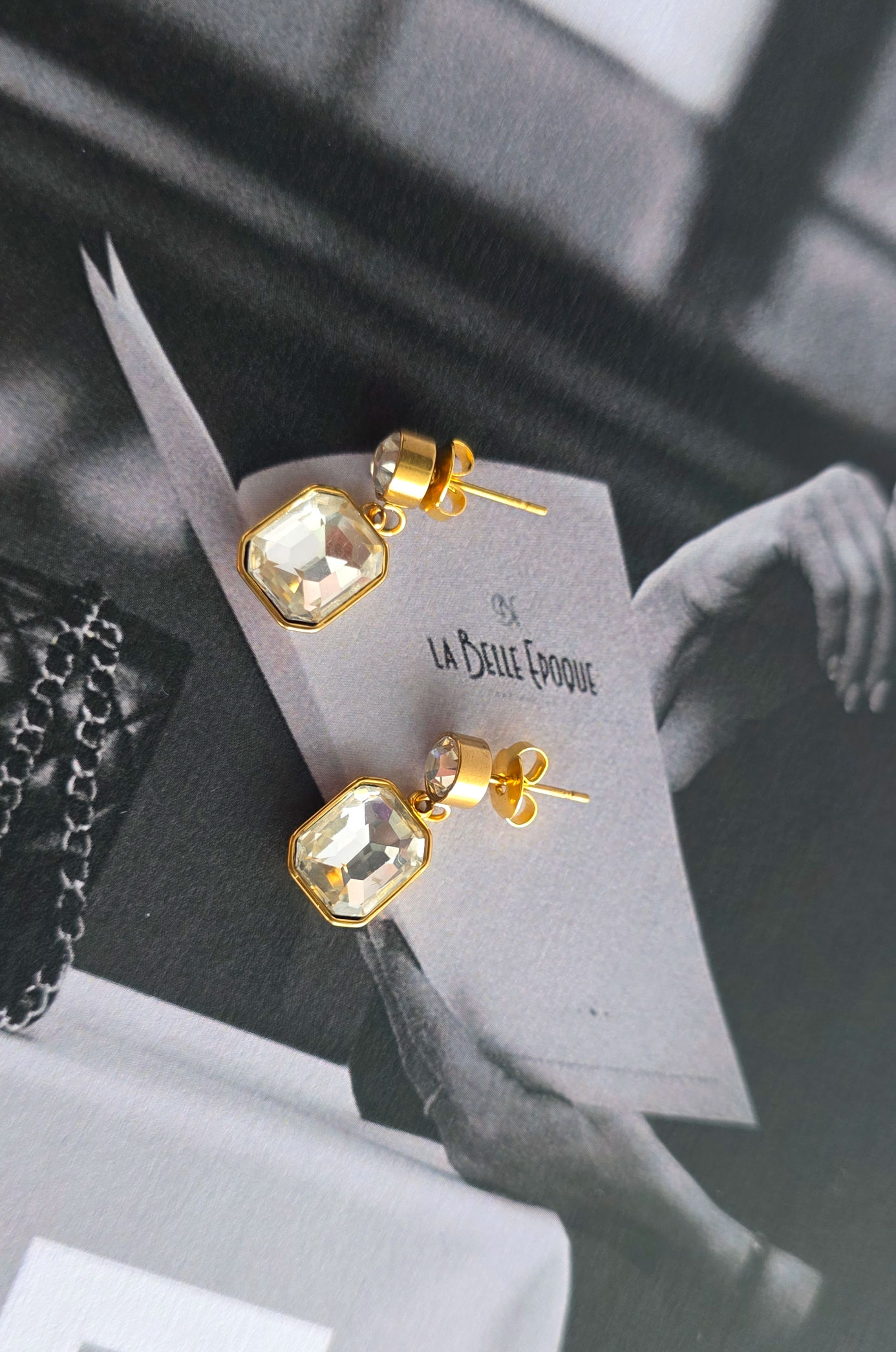 Icon Square Gleam Earrings