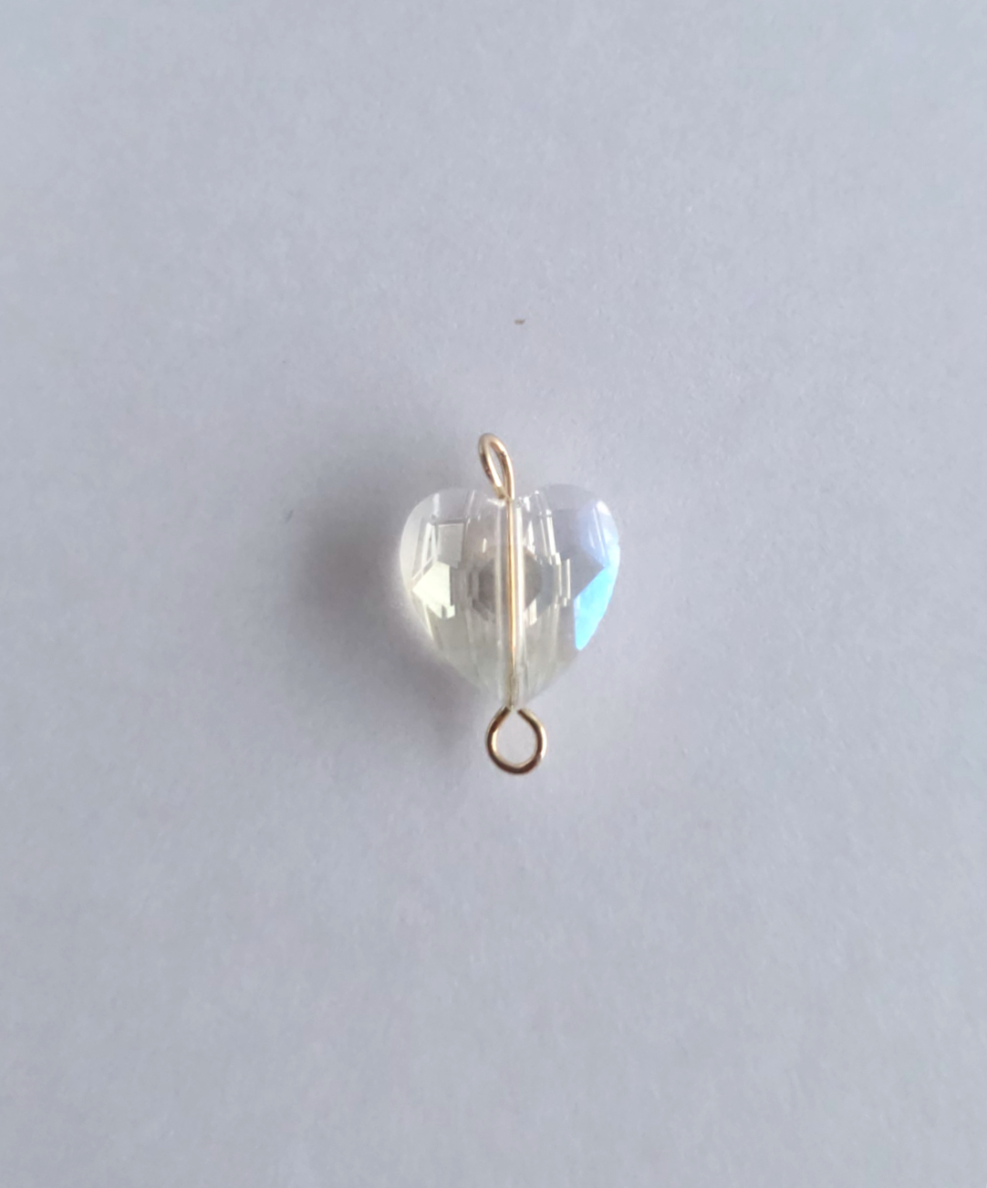 Crystal Clear Glass Heart