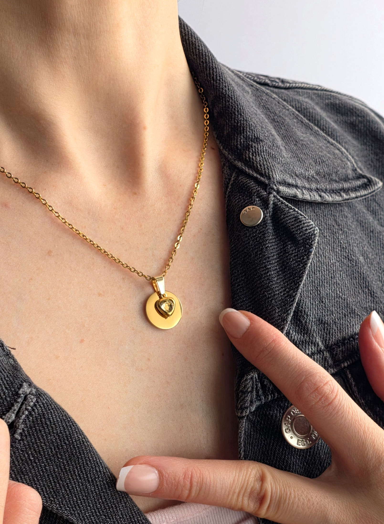 Personalized Double Charm Necklace (M)