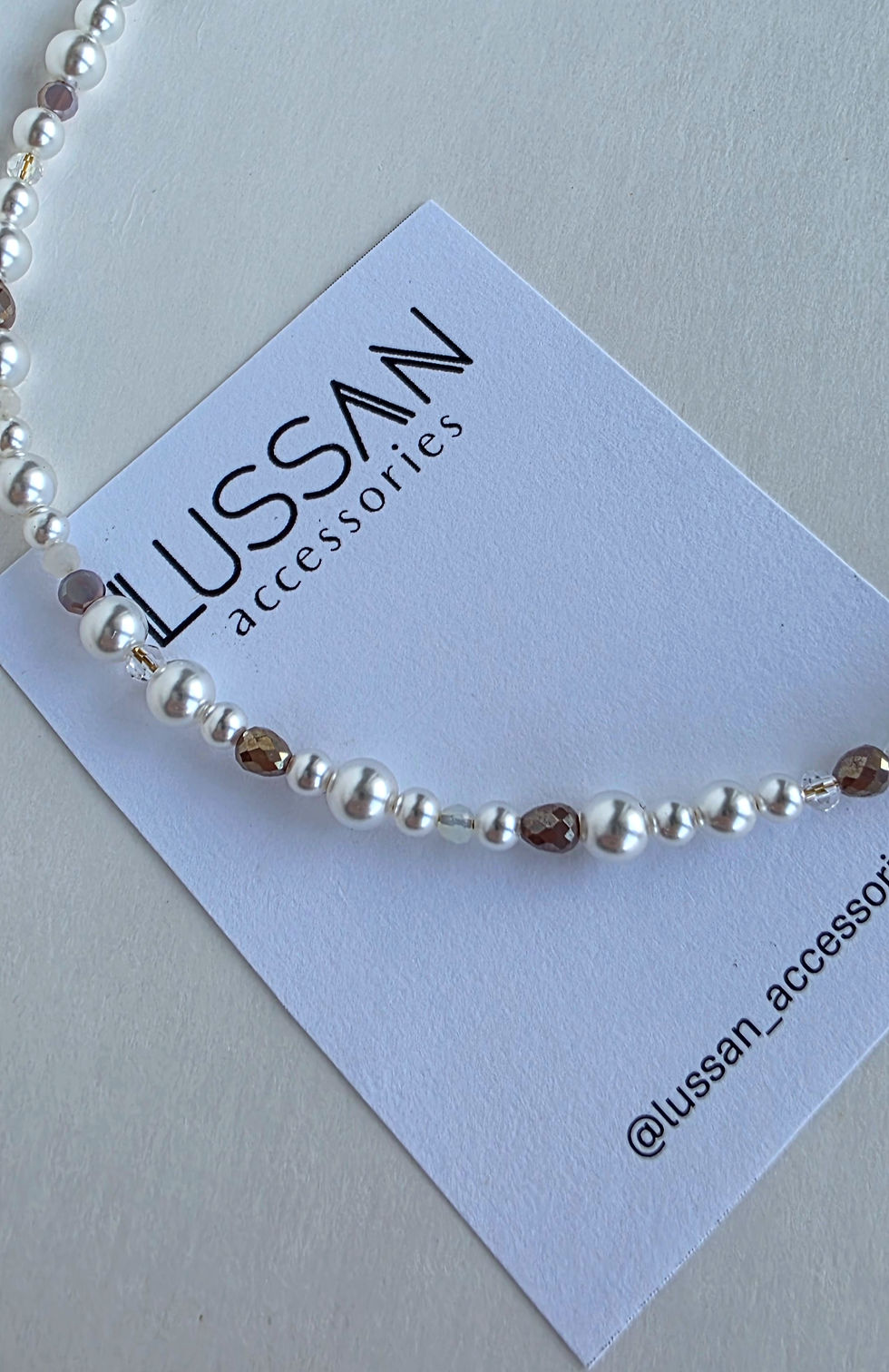 Elegant Pearl, Plated & Zircon Beaded Necklace