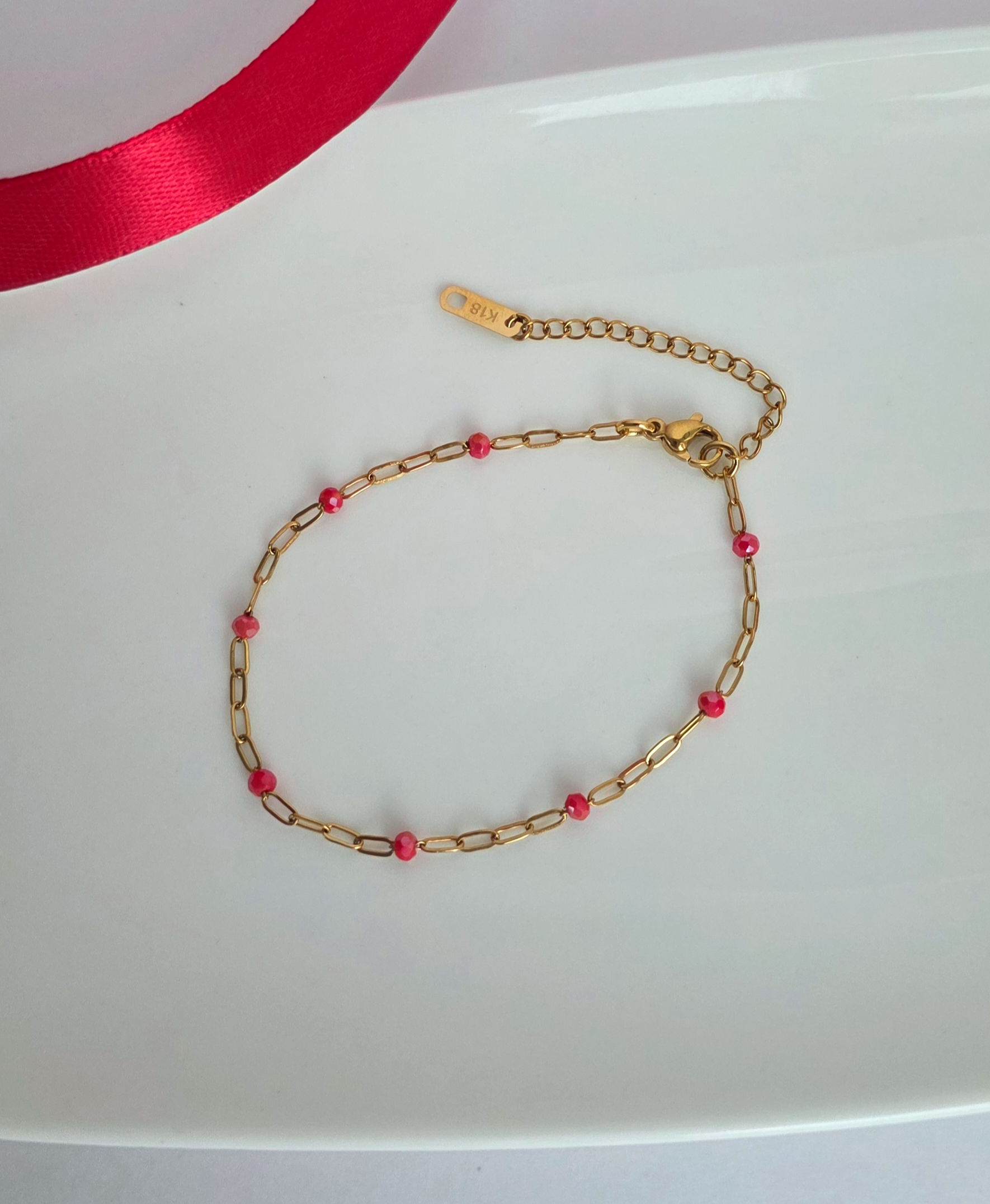 Aurora Red Bracelet