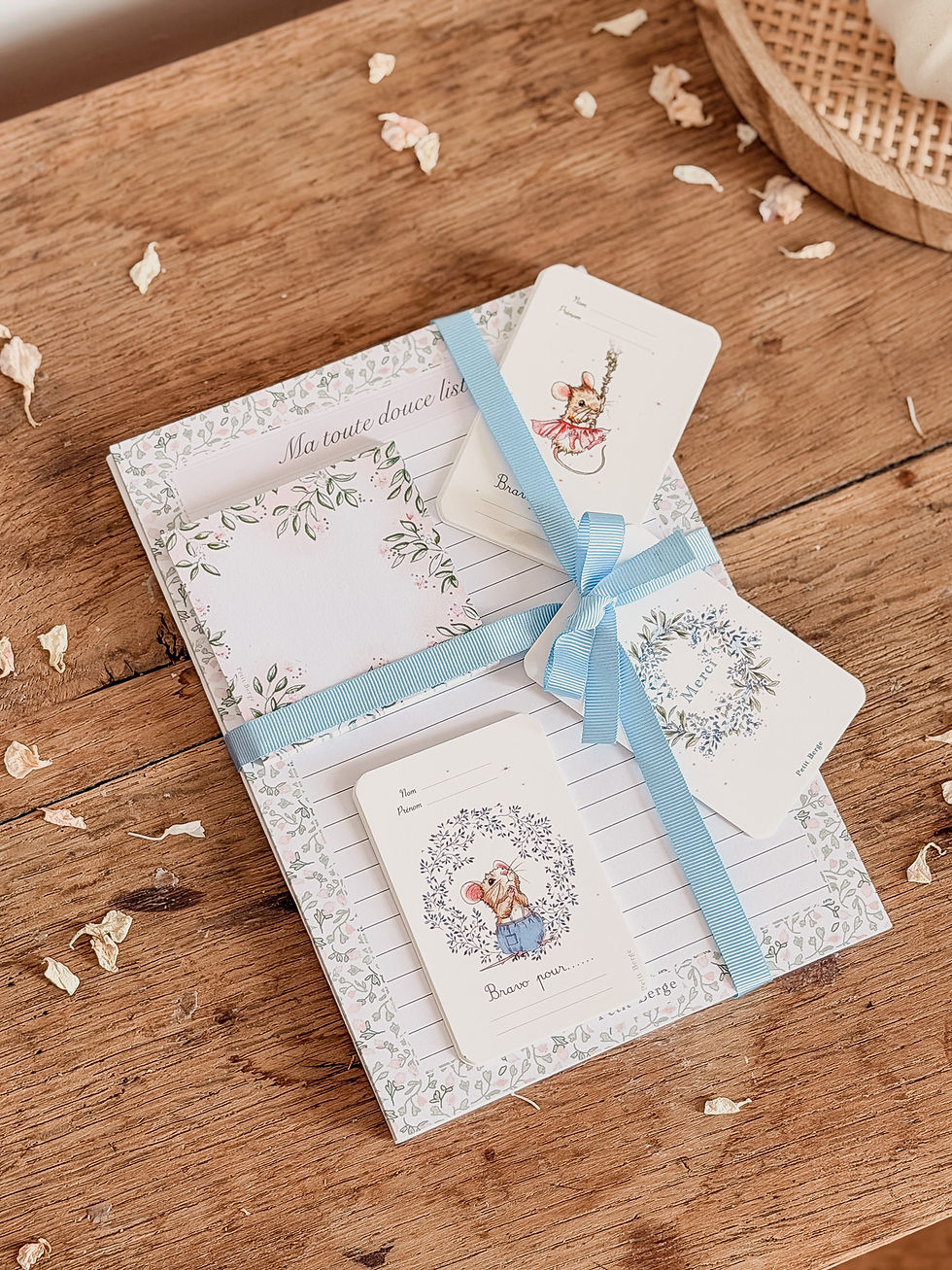 Miniature : Coffret papeterie