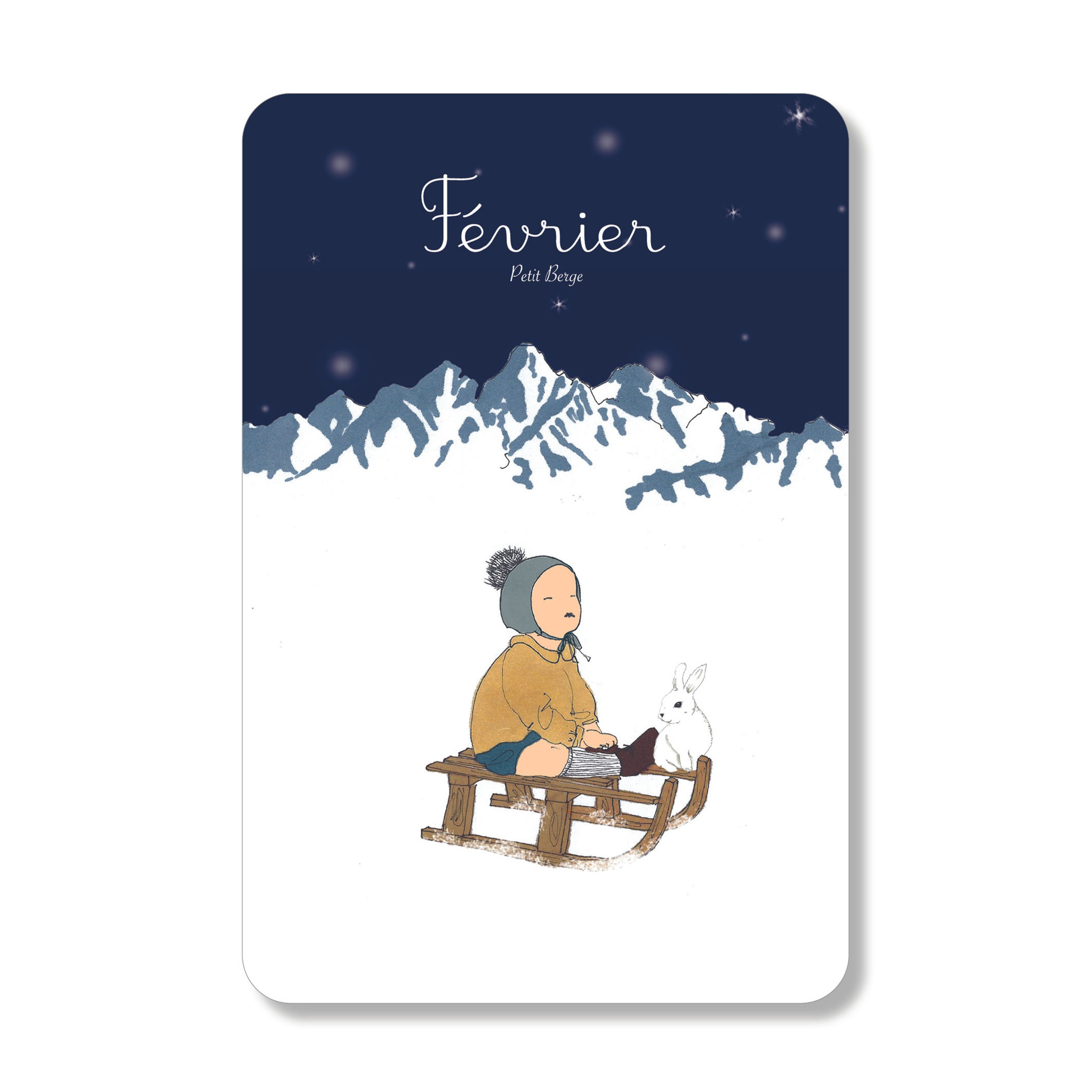 Carte Mois de février