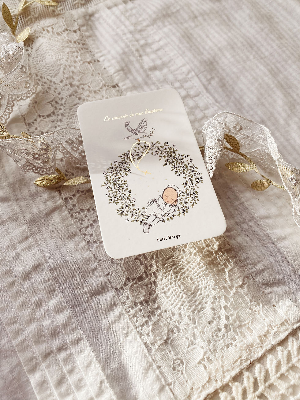 Miniature : Carte chapelet de baptisé