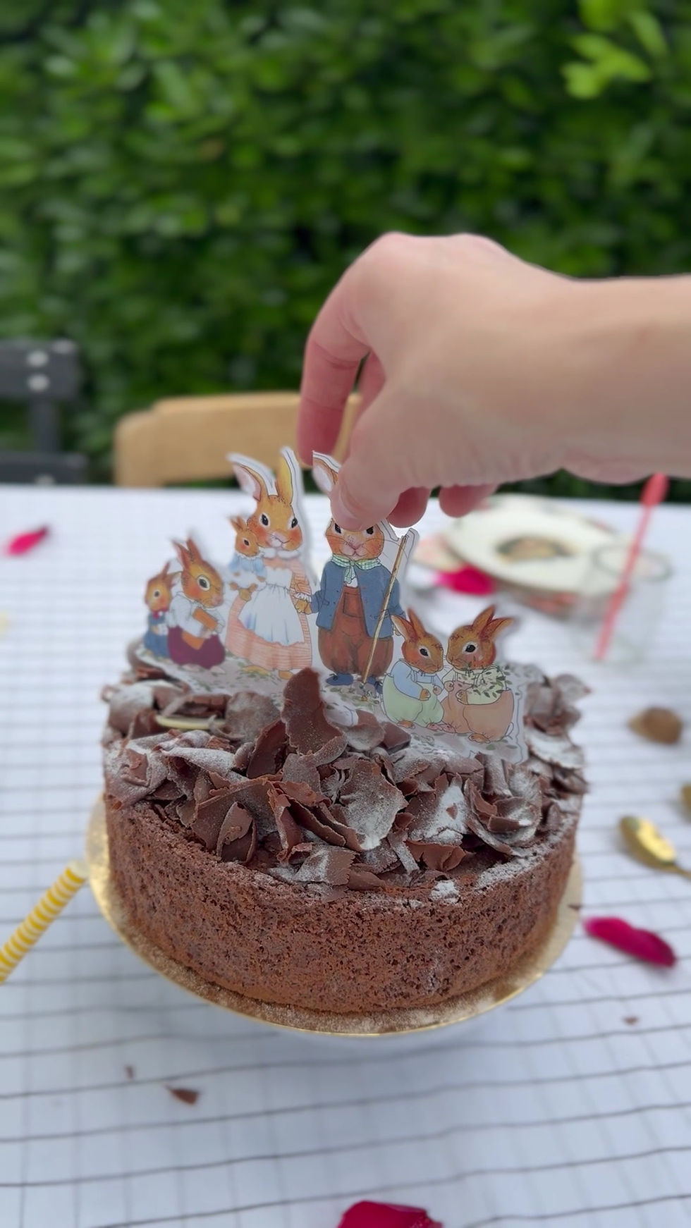 Miniature : Cake Topper famille lapin
