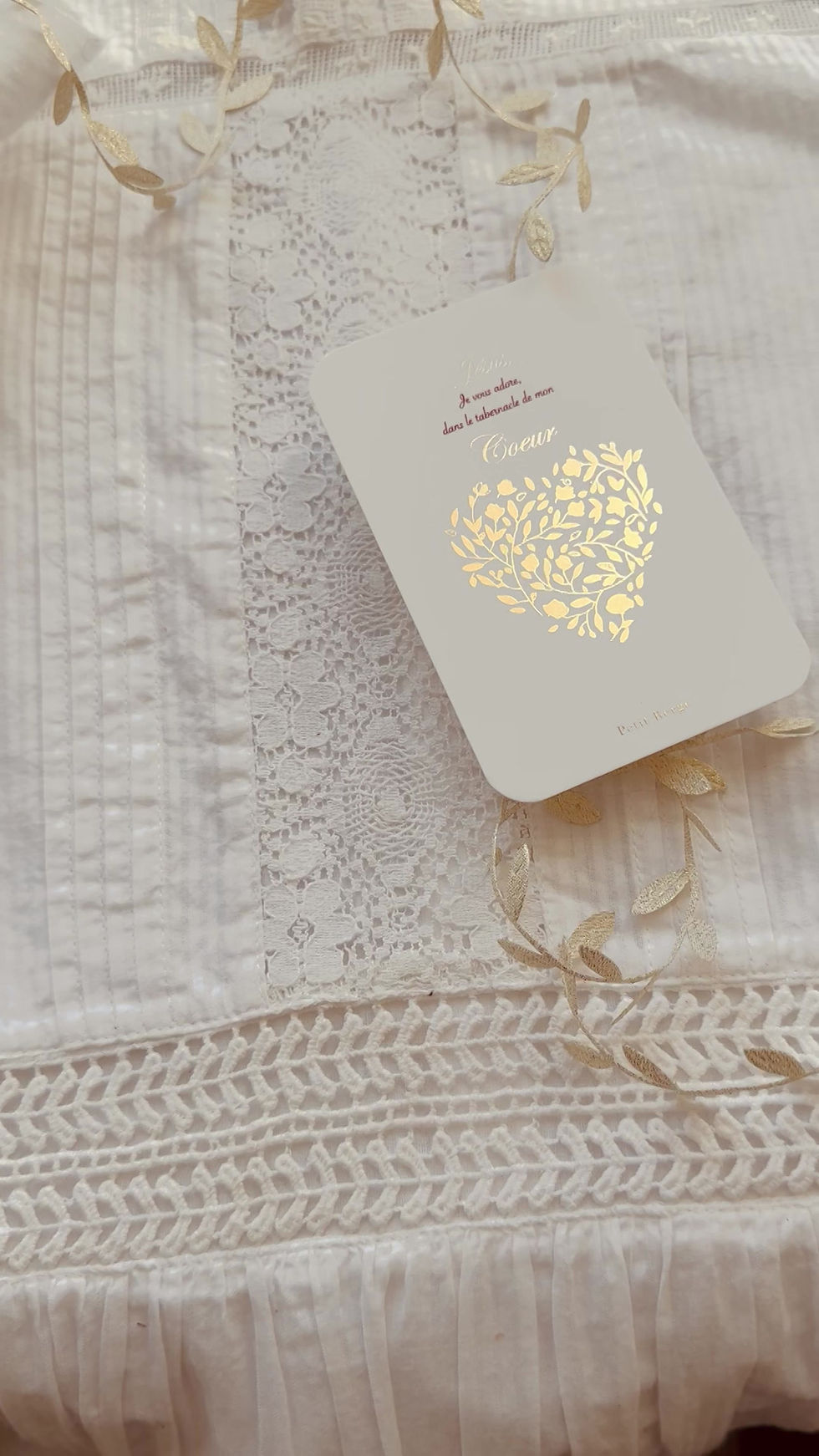 Miniature : Carte Coeur - dorure