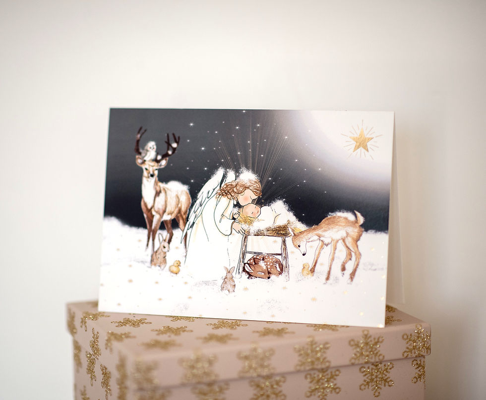 Miniature : carte A5  de Noël dorure