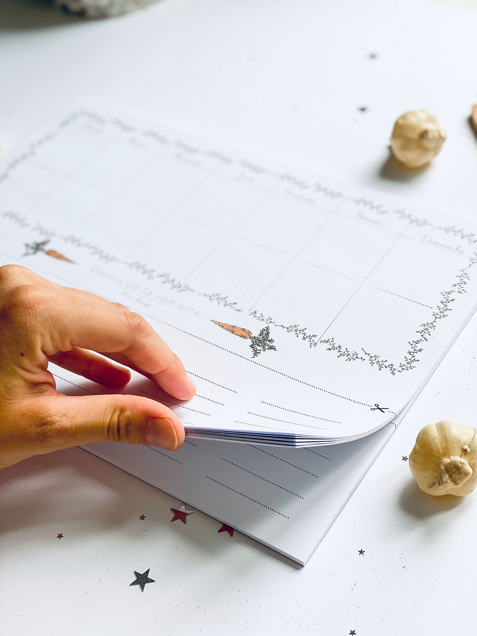 Miniature : Semainier menus