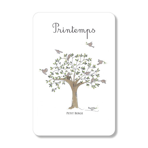 Carte postale des saisons "printemps" | Petit Berge