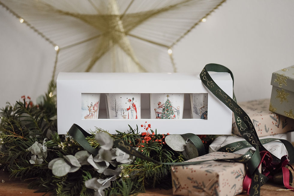 Miniature : Coffret de 4 bougies "Nuit de Noël"