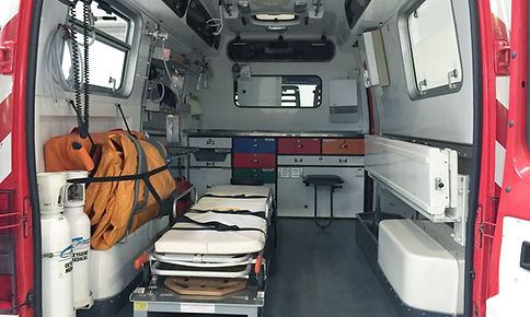 Inside an Ambulance