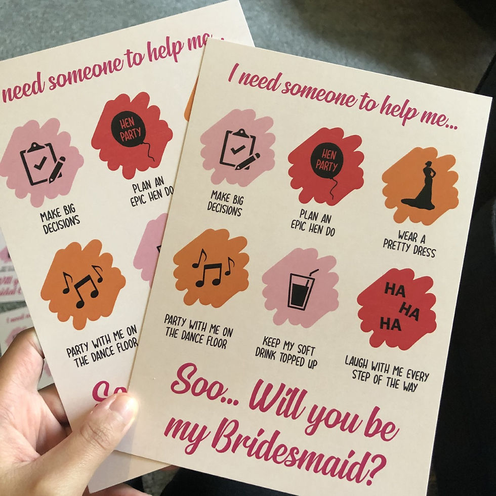 Bridesmaid Invitations