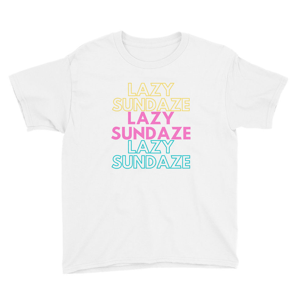 Thumbnail: "Lazy Sundaze" Youth Tee