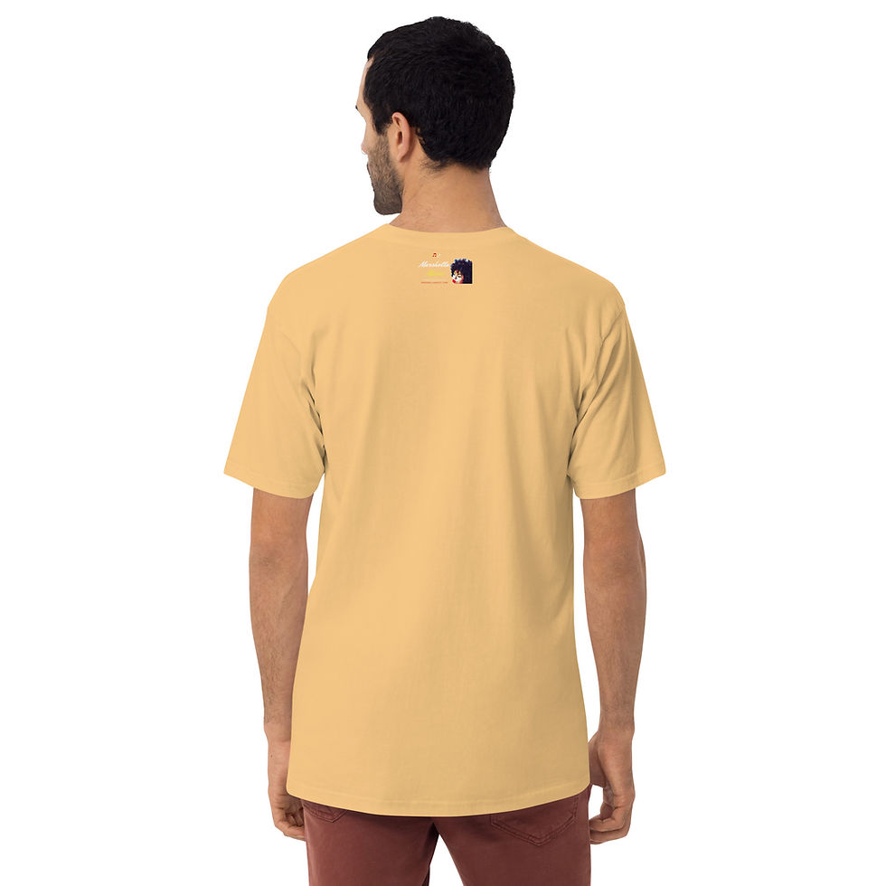 Thumbnail: "Music Is Healing" Men’s premium heavyweight tee