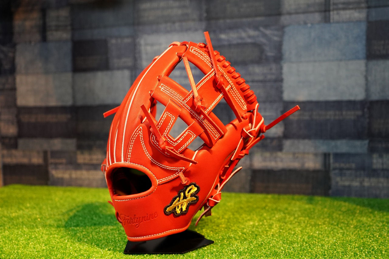 【FO-4】FORTYNINE Jr.  Infielder glove　Red