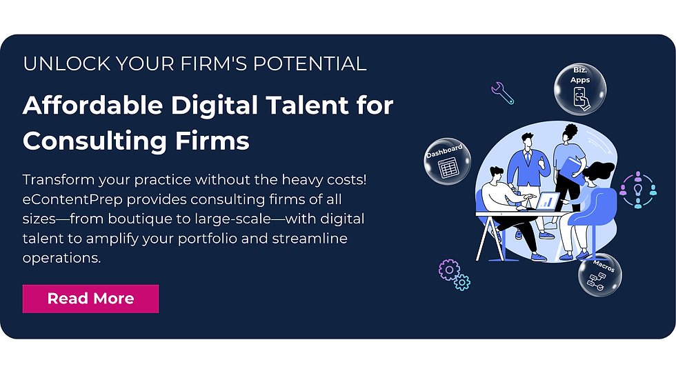 Digital Talent for Consulting Firms